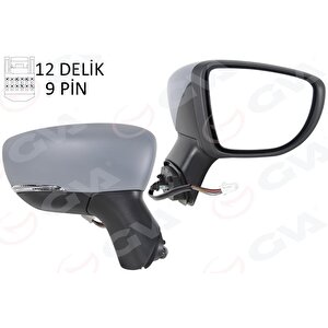 Diş Di̇ki̇z Aynasi Sağ Elektri̇kli̇ Isitmali Si̇nyalli̇ Sensörlü Astarli Konveks Captur 17-