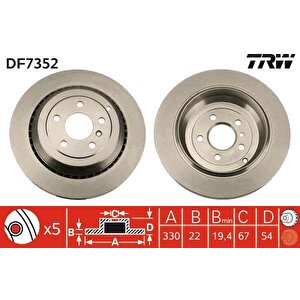 Fren Diski Arka 4-matic Mercedes X164 W251 W164