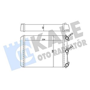 Kalorifer Radyatoru Mercedes W123 S123 C123