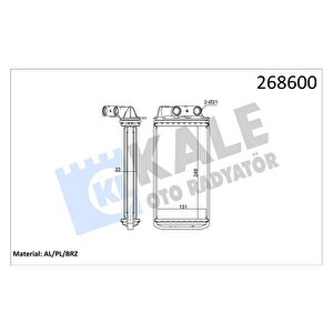 Kalori̇fer Radyatörü Palio-albea 248x132x33 1 Sira Alb Si̇stem