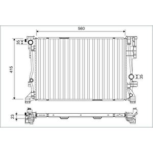 Motor Su Radyatoru Mercedes W176 W246 C117 X117 X156