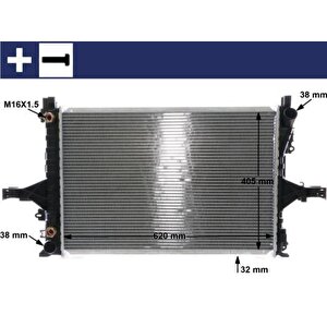 Motor Su Radyatör Volvo S60 01 10 S80 98 06 V70 00 07 Xc70 00 07