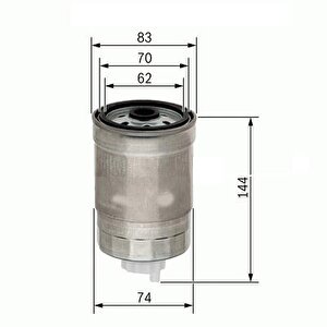 Yakit Fi̇ltresi̇ Accent-getz-i̇30-sante Fe-sonato V-sorento 1.5-2.0-2.2-2.5 Crdi Su Sensörlü X