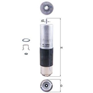 Yakit Filtresi Mercedes C-class Om626 W205 14