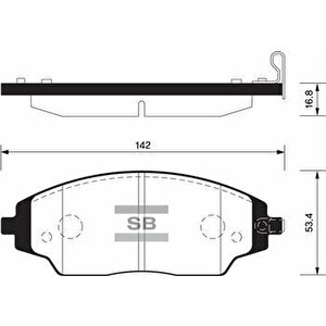 Ön Fren Balata Chevrolet Aveo 1.2l 1.4l 11- 14 Jant