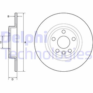 Fren Diski Arka Kaplamali Discovery Sport 14 Jaguar Xf Ii X260 15 Xe X760 15 E-pace X540 17