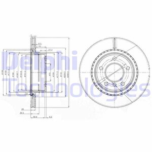 Fren Diski Arka Bmw E87 E90 F20 F30 F32 F34 F36