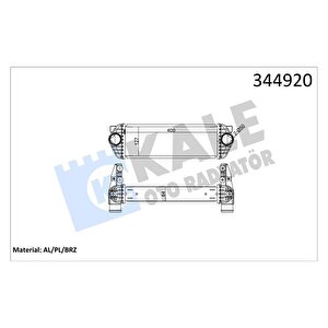 Turbo Intercoll Radyatoru Transi̇t Connect Tc7 06 14 1.8di 1.8 Tdci Al Pl System