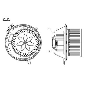 Kalorifer Motoru Bmw E81 E87 E90 E93 E84 F25 F26