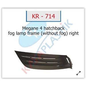 X Si̇s Far Çerçevesi̇ Si̇ssi̇z Sağ Hatcback Model Megane 4
