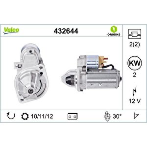 Mars Motoru 12v 2.0kw 11 Dis Mercedes W124 W202 W203 W210 W211 W638 W639 B901 B904