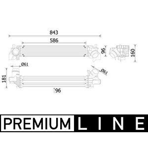 Turbo Radyatoru B38 Bmw F40 F44 F45 F46 F48 F39 Mini B36 B38 F54 F55 F56 F57 F60 Premium Line