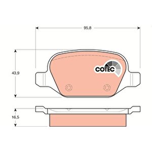 Arka Balata Linea Tüm Modeller Alfa 147 01 156 97-03 Gt 03-10