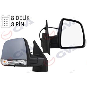 Diş Di̇ki̇z Aynasi Sağ Doblo 11 Elektri̇kli̇ Si̇nyalli̇ Astarli Tek Cam Sensörlü Konveks 8 Fi̇ş Vm-668ehpsr
