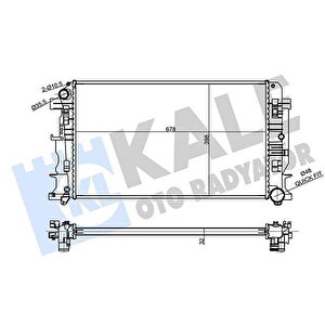 Motor Su Radyatoru Mercedes Sprinter B906 . Vw Crafter 30-35-50 678x398x32