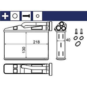 Kalorifer Radyatoru Bmw M57 M54 E39 E53