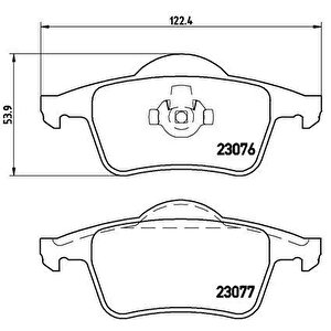 Arka Balata Volvo S60 2000-2010 S80 1998-2006 V70 97-07 Xc70 97-07 S70 97-00