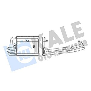 Kalori̇fer Radyatörü Hyundai I20 1.4l D4fc Crdi Dizel 08-10 - Alemi̇nyum