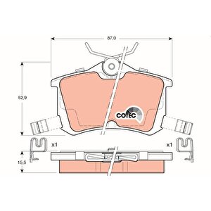 Arka Balata Accord Vii 1.8 Ie 10/98 -2.0 Ie 98-01 -2.0 Tdi 02/99 -accord Viii 2.4 02/03