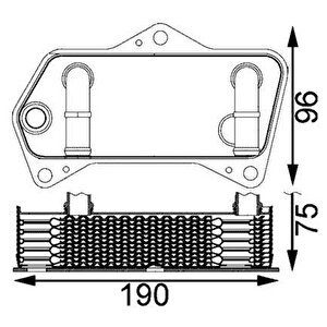 Yağ Soğutucusu Otomati̇k Şanziman Dsg Golf-jetta-passat-caddy-a3 2004-2013 1.4 Tsi 1.9-2.0 Tdi