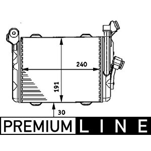 Motor Yag Radyatoru Premium Line Bmw E38 39