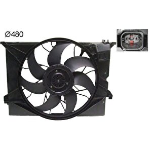 Radyator Fani Komple Mercedes S-class W221 C216
