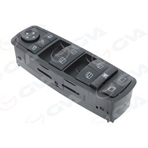 Cam Acma Salteri On Sol Siyah. Ayna Katlamali Mercedes X164 W251