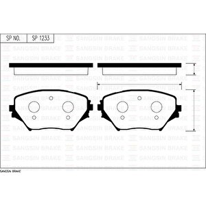 Ön Fren Balata Toyota Rav4 2.0l 1az-fe Aca21 01-05