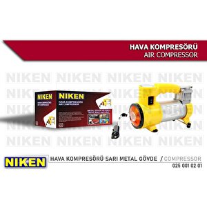 Hava Kompresörü Sari Metal Gövde