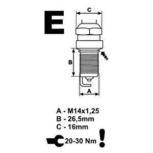 Buji̇ Fr8me P 307/406 1.6-2.0 04/99 Nissan Almera 1.5/1.8-cit.c4-c5 2.0