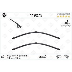 Silecek Supurgesi Takimi 600mm / 600mm Mercedes C-class W204 S204 Swf