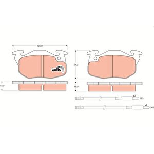 Ön Balata P106 91 P306 1.4 1.6 93/01 Saxo Ax Zx C15 Fi̇şli̇