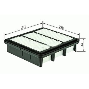 Hava Fi̇ltresi̇ Mitsubishi Colt 92-95 Lancer 92-03 C2335 X