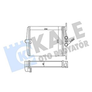 Kalorifer Radyatoru Mercedes S-class W140 Sasi No: A133638