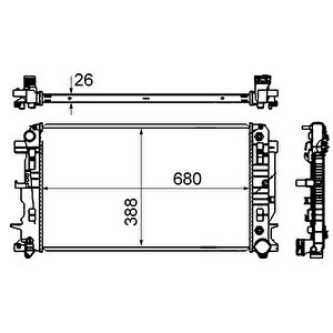 Motor Su Radyatoru Mercedes Sprinter B906 06