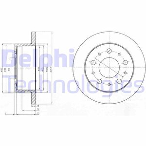 Arka Fren Diski Fiat Ducato 06 Boxer 06 Jumper 06 2.0 Hdi 2.2hdi-3.0hdi 280x16x5dl