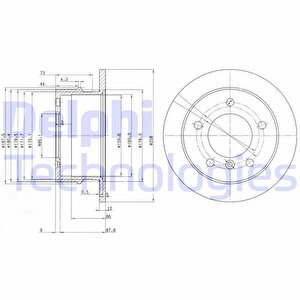 Fren Diski Arka Mercedes W463 B901 B904 . Vw Lt 28-35-46