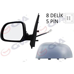 Diş Di̇ki̇z Aynasi Sol Dokker-lodgy 12 Elektri̇kli̇ Isitmali Astarli Konveks 5 Fi̇ş Vm-6803ehpl