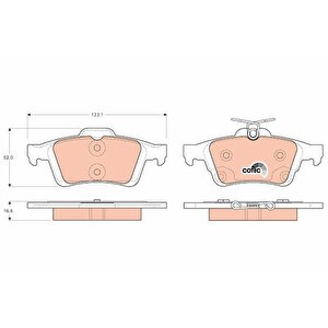 Arka Balata Focus Ii Cmax 03 Connect 02 Laguna Iii 07 Opel Vectra C 02 Signum 03 Citroen C5 08 Peugeot P508 10 18 1647875980-4254.a8
