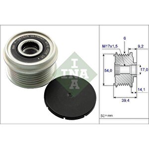 Şarj Di̇namo Alternatör Kasnaği Astra H-corsa C-d-comboc-d-meriva-tigra-doblo-fiorino-punto-palio- 1.0-1.2-1.4-1.3 Cdti