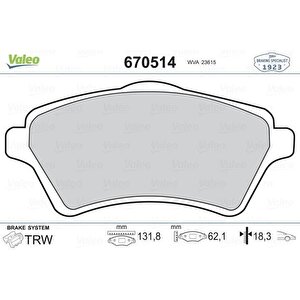 Ön Balata Freelander 1.8 16v 00 06 2.0td4 00 06 2.5 V6 00 06 Rangerover 3.0td6 02 12