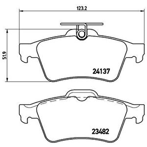 Arka Balata Focus Ii Cmax 03 Connect 02 Laguna Iii 07 Opel Vectra C 02 Signum 03 Citroen C5 08 Peugeot P508 10 18 1647875980-4254.a8
