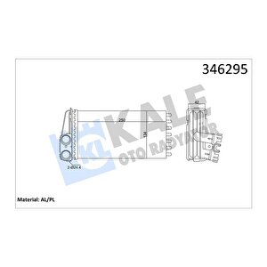 Kalori̇fer Radyatörü 307 00 249x141x42