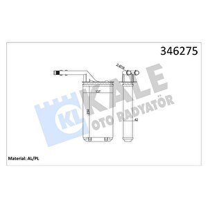 Kalori̇fer Radyatörü 106 91-96 Saxo 96-03 Ax 91-96 234x138
