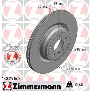 Fren Di̇ski̇. Arka. 370 /23.9-22.4 Mm . Hava Kanalli. Kaplamali. Yüksek Karbon Alaşimli. Ci̇vata Ki̇ti̇ 986479730-df6311s
