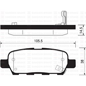 Arka Fren Balata Nissan X-trail 2.0l Qr20 T30 01-07