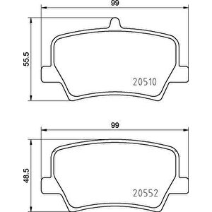 Arka Balata Volvo Xc40 D3 D4 T3 T4 T5 2018