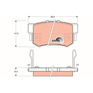 Arka Balata Civic Vii 01-05 - Civic Viii 05 Accord Vii 98-02 - Accord Viii 06
