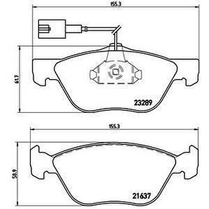 Fren Balatasi Alfa Romeo 145 930 07/94-01/01-alfa Romeo 146 930 12/94-10/01-alfa Romeo 147 937