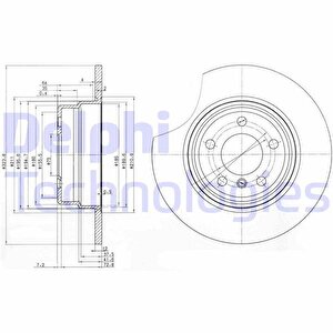 Fren Diski Arka Bmw X5 E53 00 06